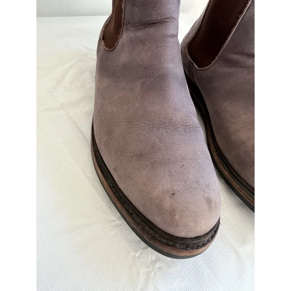 ALLEN EDMONDS Mens Surrey Chelsea 8.5 3E Weatherproof Ankle Boots Brown Comfort‎